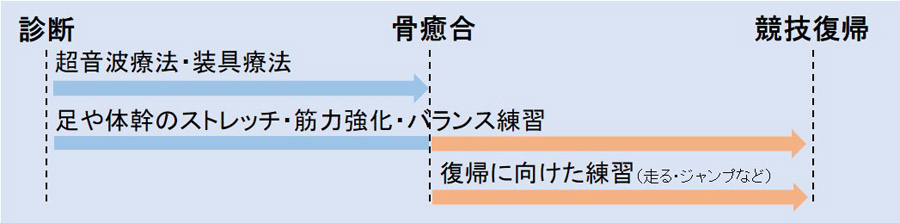 保存療法のスケジュール
