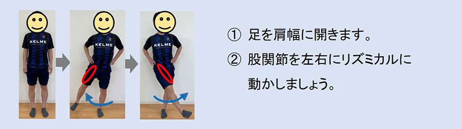 股関節まわりの動的ストレッチpart2