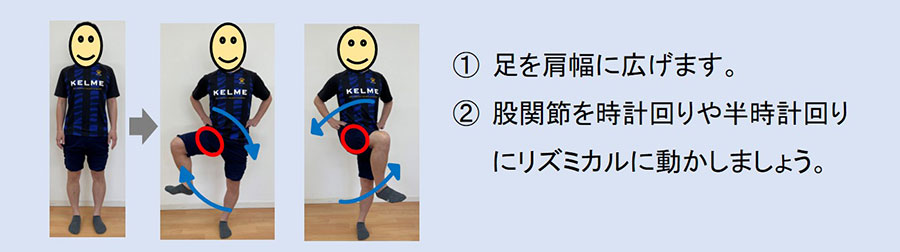 股関節まわりの動的ストレッチpart3